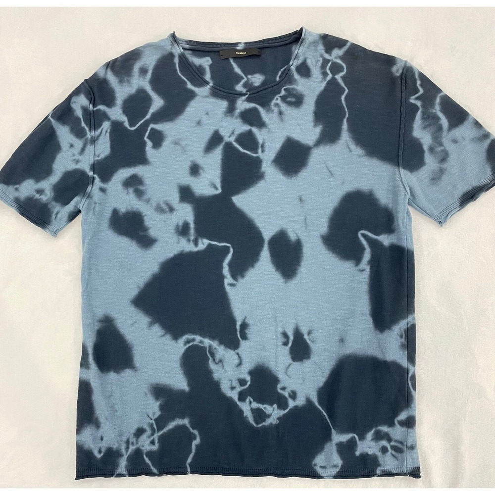 Tie Dye Beach Vibes Men's Shirt Size Medium Blue RARE Designer Travel I'm Brian - Picture 5 of 7